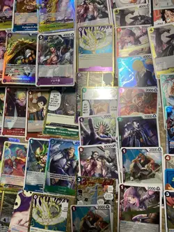 ONE PIECE Card Lot (over 1400) Box, Tins, Sealed Dash Packs, Promos, SR,R, Don - Image 4