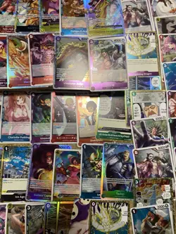 ONE PIECE Card Lot (over 1400) Box, Tins, Sealed Dash Packs, Promos, SR,R, Don - Image 5