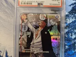 MANGA Shanks One Piece TCG OP09-004 Emperors/New World Japanese PSA 10 GEM MINT - Image 2