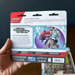 2 x Pokemon Journey Together Triple Blister Packs - 3 Boosters Per Pack & Promo - Image 3
