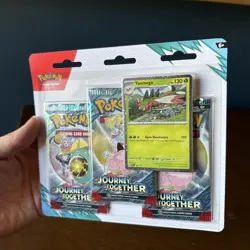 2 x Pokemon Journey Together Triple Blister Packs - 3 Boosters Per Pack & Promo - Image 4