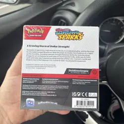 Pokemon Surging Sparks SV08 Booster Bundle TCG 6 packs New Sealed - Image 2