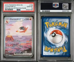 2023 Pokemon 151 English Charizard EX 199/165 Special Illustration Rare PSA 10 - Image 2