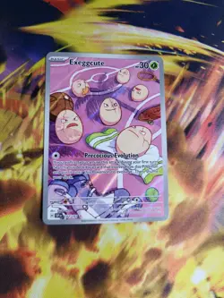 Exeggcute IR Illustration Rare - 2024 Pokemon TCG Surging Sparks 192/191 - Image 1