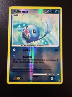 Pokemon TCG: 2008 Legends Awakened Reverse Holo Poliwag (114/146) NM - Image 1