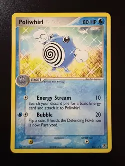 Pokemon TCG: 2004 EX FireRed & LeafGreen Poliwhirl (46/112) NM - Image 1