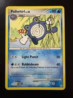 Pokemon TCG: 2008 Diamond & Pearl Legends Awakened Poliwhirl (115/146) NM - Image 1