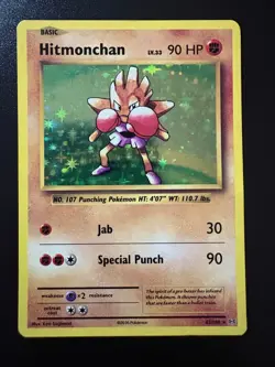 Pokemon TCG: 2016 XY Evolutions Holo Hitmonchan (62/108) VLP - Image 1