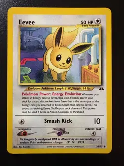 Pokemon TCG: 2001 Neo Discovery Eevee (38/75) - LP - Image 1