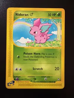 Pokemon TCG: 2002 Aquapolis Nidoran (96/147) NM/VLP - Image 1