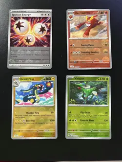 Pokemon TCG: 2025 Black Bolt White Flare 4-card Pokeball Bundle - Darmanitan - Image 1