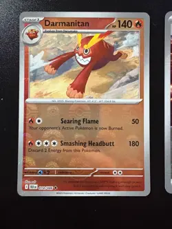 Pokemon TCG: 2025 Black Bolt White Flare 4-card Pokeball Bundle - Darmanitan - Image 2