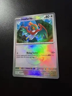 Pokemon TCG: 2025 Prismatic Evolutions Master Ball Reverse Holo Hawlucha 089/131 - Image 2