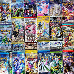 Pokemon RANDOM Booster 7 Packs(KOREAN) New Factory Sealed 151 Evolving Skies etc - Image 2