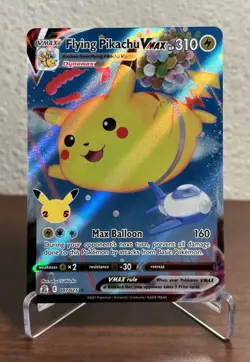 Flying Pikachu VMAX Holo 007/025 - Celebrations Ultra Rare Pokemon Card - Image 1