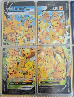 Pikachu V-Union SWSH139-142 Pokemon Celebrations Promo 4 Card Set Mint Near Mint - Image 1