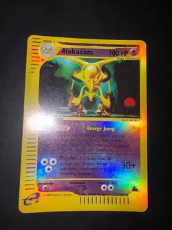 Pokemon Card Skyridge Series Alakazam Reverse Holo 2/144 - NEARMINT Eng - Image 2