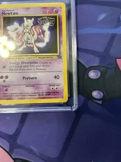 Pokemon TCG Mewtwo 1999 Black Star Promos 3 Mewtwo Strikes Back CGC 10 Gem Mint - Image 4