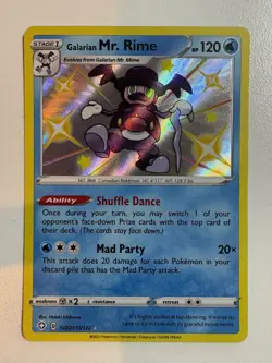 Pokemon TCG: 2021 Shining Fates Shiny Galarian Mr. Rime (SV021/SV122) - Image 1