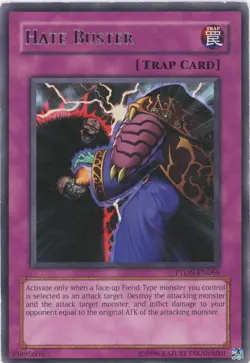 Yugioh Hate Buster PTDN-EN066 Rare 1st Edition LP - Image 1
