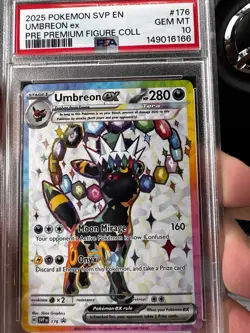 Pokemon 2025 Umbreon ex 176 Tera Promo Premium Figure Collection GEM MINT PSA 10 - Image 1