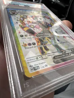 Pokemon 2025 Umbreon ex 176 Tera Promo Premium Figure Collection GEM MINT PSA 10 - Image 3