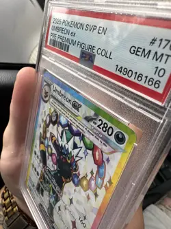 Pokemon 2025 Umbreon ex 176 Tera Promo Premium Figure Collection GEM MINT PSA 10 - Image 5