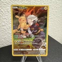 Pikachu Lost Origins Trainer Gallery TG05/TG30 - NM Full Art Pokemon TCG S&S - Image 1