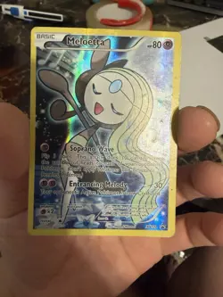 Pokemon TCG Meloetta Promo XY120 Full Art Ultra Rare Holo - Image 1
