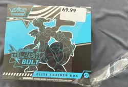 Pokemon TCG Scarlet & Violet Black Bolt Elite Trainer Box - *Unsealed* - Image 1