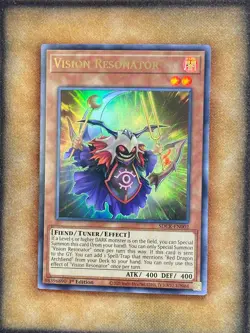 Yugioh Vision Resonator SDCK-EN002 Ultra Rare 1st Ed NM - Image 1