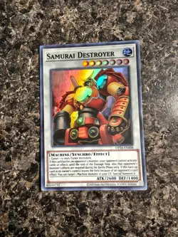 Yugioh Samurai Destroyer - OP26-EN008 - Unlimited Super Rare - LP - Image 1