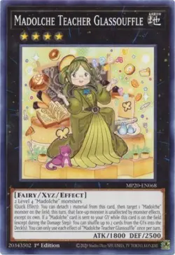 3 x Madolche Teacher Glassouffle (MP20-EN068) - Common - 1st Edition - Image 1
