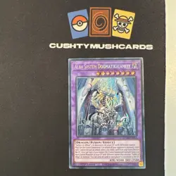 YUGIOH ALBA SYSTEM DOGMATIKALAMITY SECRET RARE BLMM-EN011 1ST EDITION - Image 1