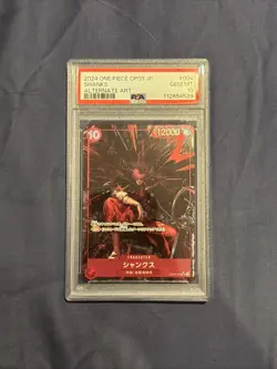 2024 One Piece OP09 JP Shanks Alternate art PSA 10 - Image 1