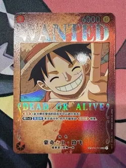 One Piece S-Chinese Monkey D Luffy ST01-012 SR Parall Premium Card US SELLER - Image 1