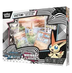 Pokemon Victini Illustrations-Kollektion DE | Schwarze Blitze & Weiße Flammen - Image 1