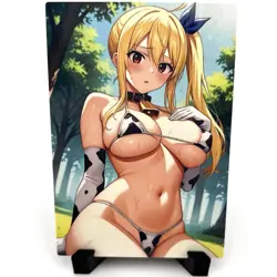 Fairy Tail Lucy Heartfilia Sexy Hot Anime Waifu Girl Lewd Goddess Story Art Card - Image 1