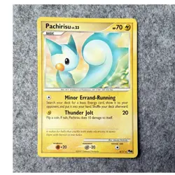Pokemon Pachirisu Pop Series 6 Common 4/17 2007 English Card Basic - Image 1