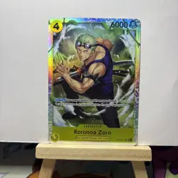 One Piece Card Game OP15-113 Roronoa Zoro SR Japanese Adventure On Kami's Island - Image 1
