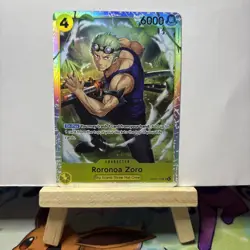 One Piece Card Game OP15-113 Roronoa Zoro SR Japanese Adventure On Kami's Island - Image 2