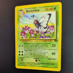 BUTTERFREE 33/64 POKEMON CARD (JUNGLE SET) - Image 4