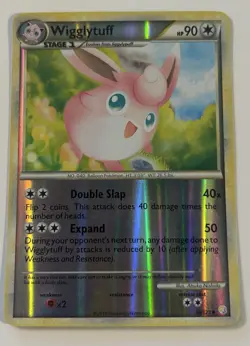 Pokemon Card - Wigglytuff HeartGold SoulSilver 56/123 Reverse Holo LP - Image 1