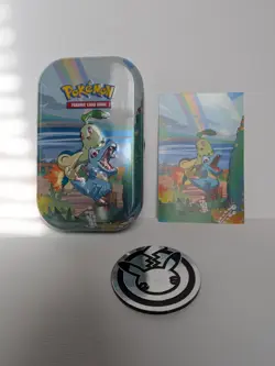 Pokemon Celebrations 25th Anniversary Mini Tin, Opened no cards included - Image 1