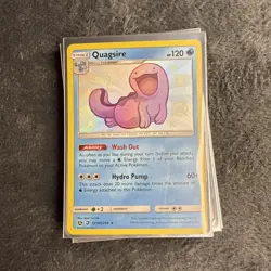 Quagsire SV10/SV94 Pokemon Hidden Fates Holo Card - Image 1