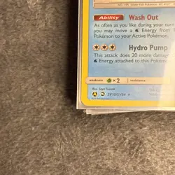 Quagsire SV10/SV94 Pokemon Hidden Fates Holo Card - Image 5