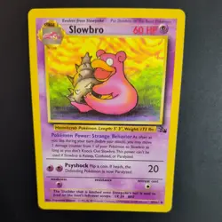 SLOWBRO 43/62 POKEMON CARD (FOSSIL SET) - Image 1