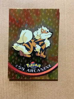 Arcanine #59 TOPPS Black Label Series 1 - Flames Foil Pokemon Card - NM/Mint - Image 1