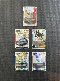 Dragon Ball Fusion World SB02 Manga Set: All Leader Cards (Near Mint) - Image 1