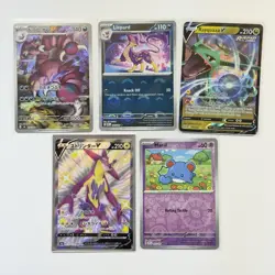 Pokemon Card Lot (5 Cards) - Vintage Full Hyper Ultra Rare IR SIR AR Holo SAR - Image 1